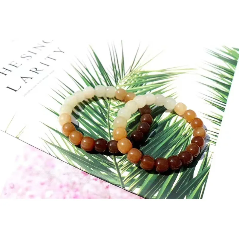 

Xinjiang Hetian Jade Qiemo Sugar White Bracelet