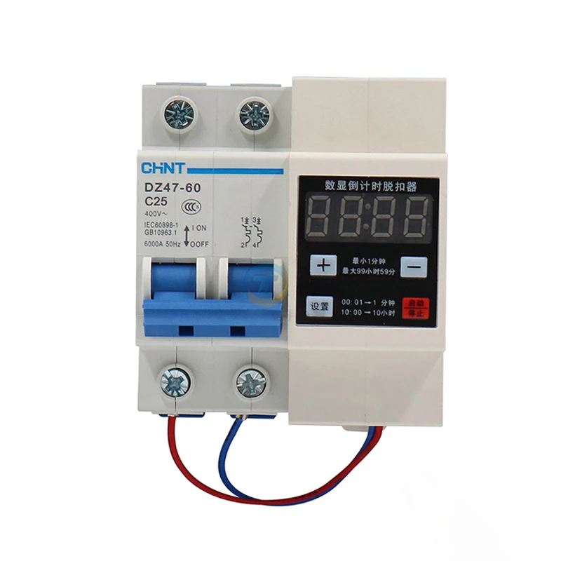 DZ47 interruttore automatico Timer Kit interruttore aria tempo conto alla rovescia Timer Controller controllo automatico porta faro 220V 1 ~ 60A 200W ~ 13KW