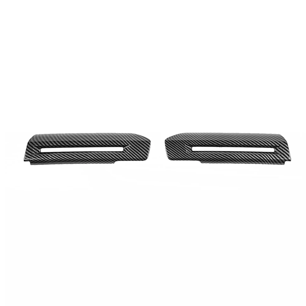 Inner Door Handle Trim Cover Trim Interior Decoration Accessories for Ford Mustang 2015-2021 ,ABS Carbon