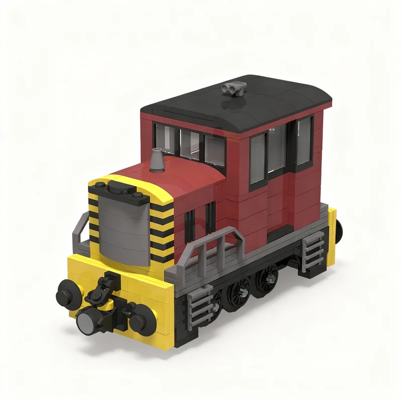 403pcs MOC Salty The Dockside Shunting Engine Train Model Building Blocks Christmas Gift Toys Assemble Craft Education Idea