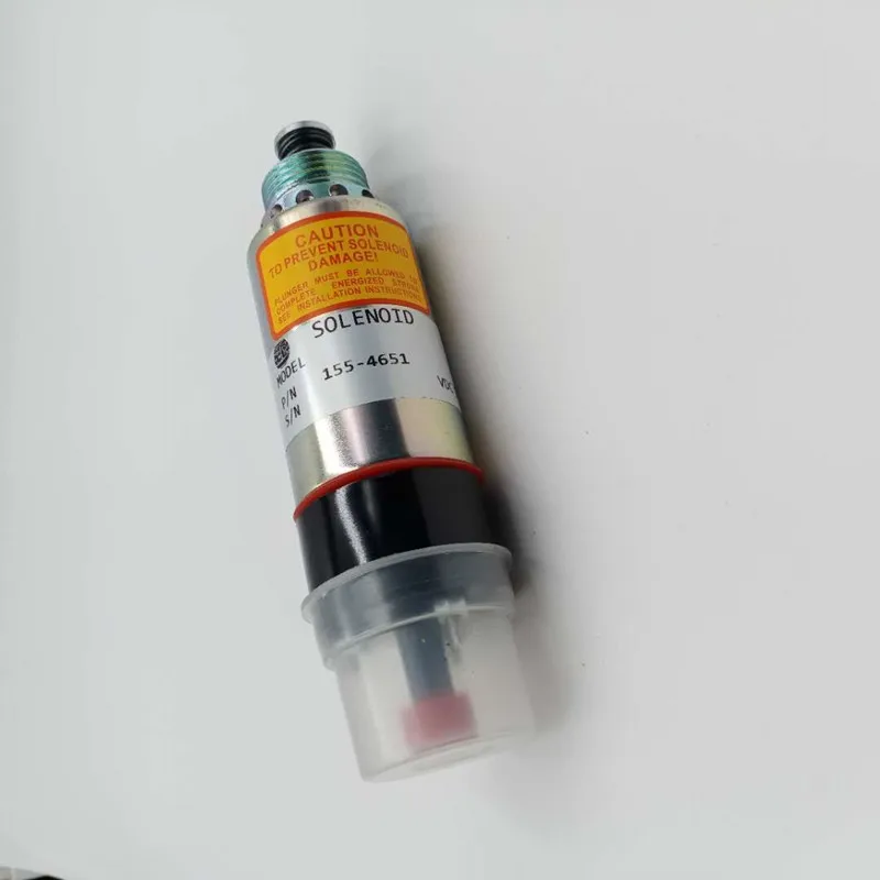 

12V 24V 155-4651 155-4652 155-4653 155-4654 Flameout Fuel Shut-Off Solenoid Valve for CAT Caterpillar Excavator Backhoe Loader