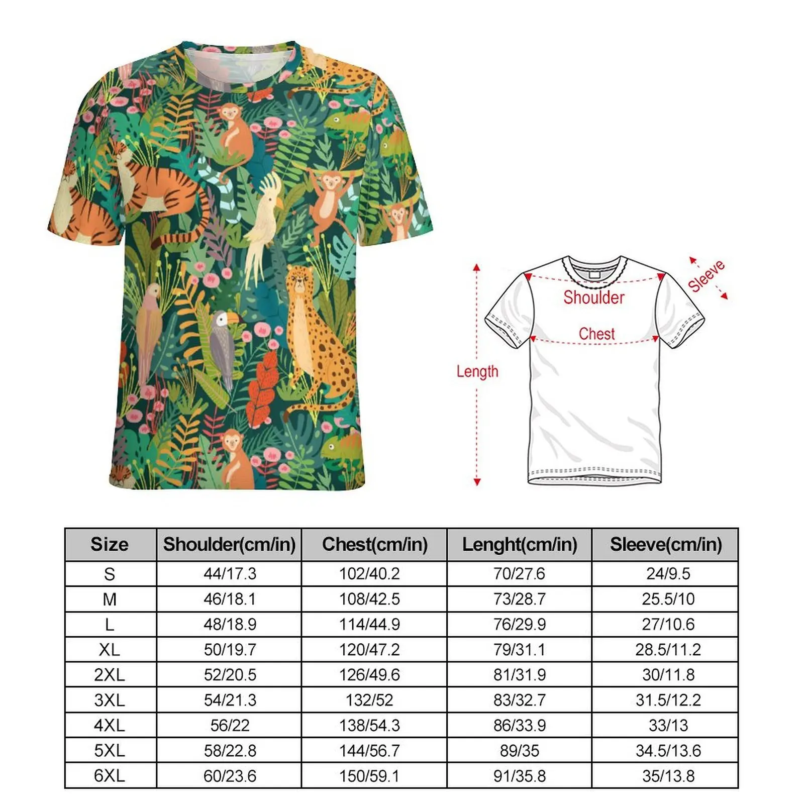 Cute Monkey T Shirt For Men Animal Print O Neck T Shirts Original Vintage Tops Short-Sleeved Casual Oversize Tees Present