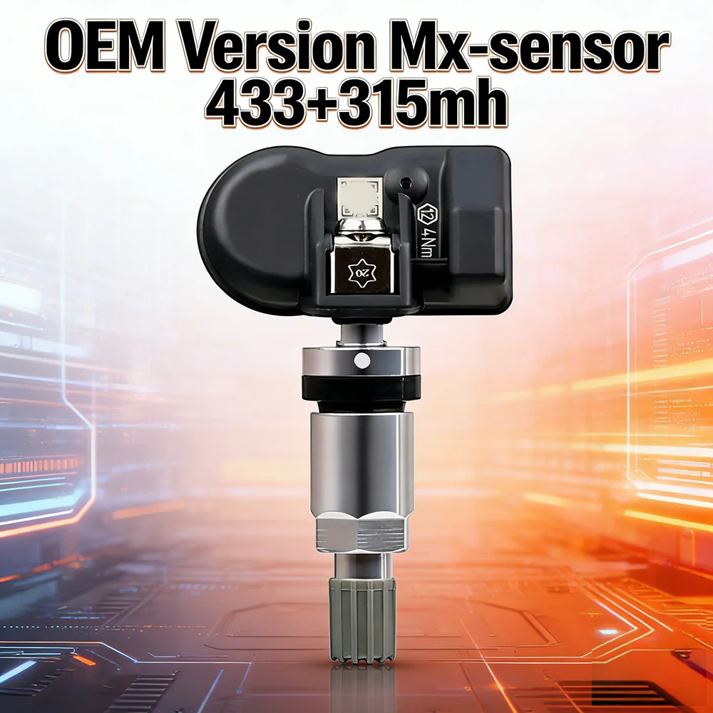 

5pcs OEM For Autel Tpms Tire Pressure Sensor Mx-sensor 433+315mhz 1 X 2in1 Aluminum New Universal Tire Pressure Monitoring Tool