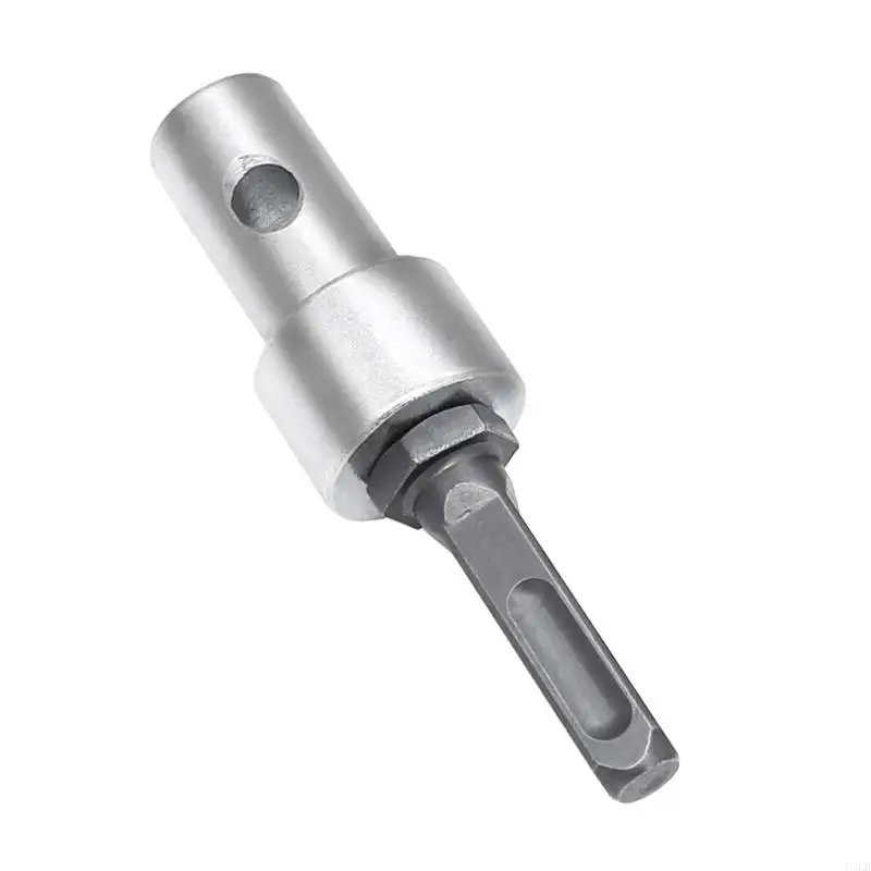 Garden Auger Drill Adapter Fits Corded Drill and Cordless Drill SDS-Plus to 1/2-Inch Thread Keyless Drill Chuck Adapter U4LB