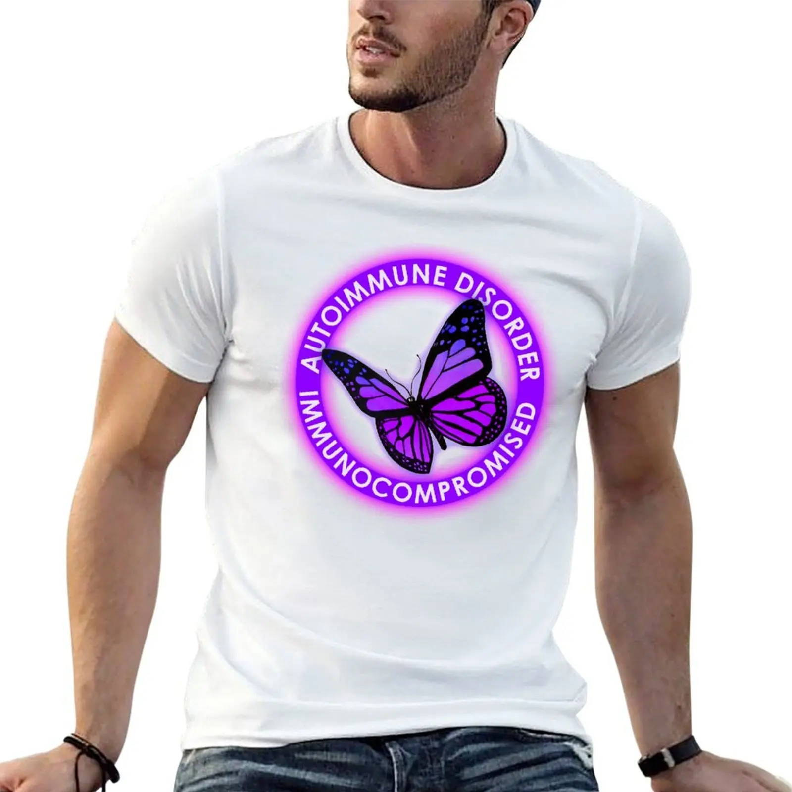Autoimmune Disorder Immunocompromised T-Shirt new gifts and t-shirts plain T-shirts for men cotton