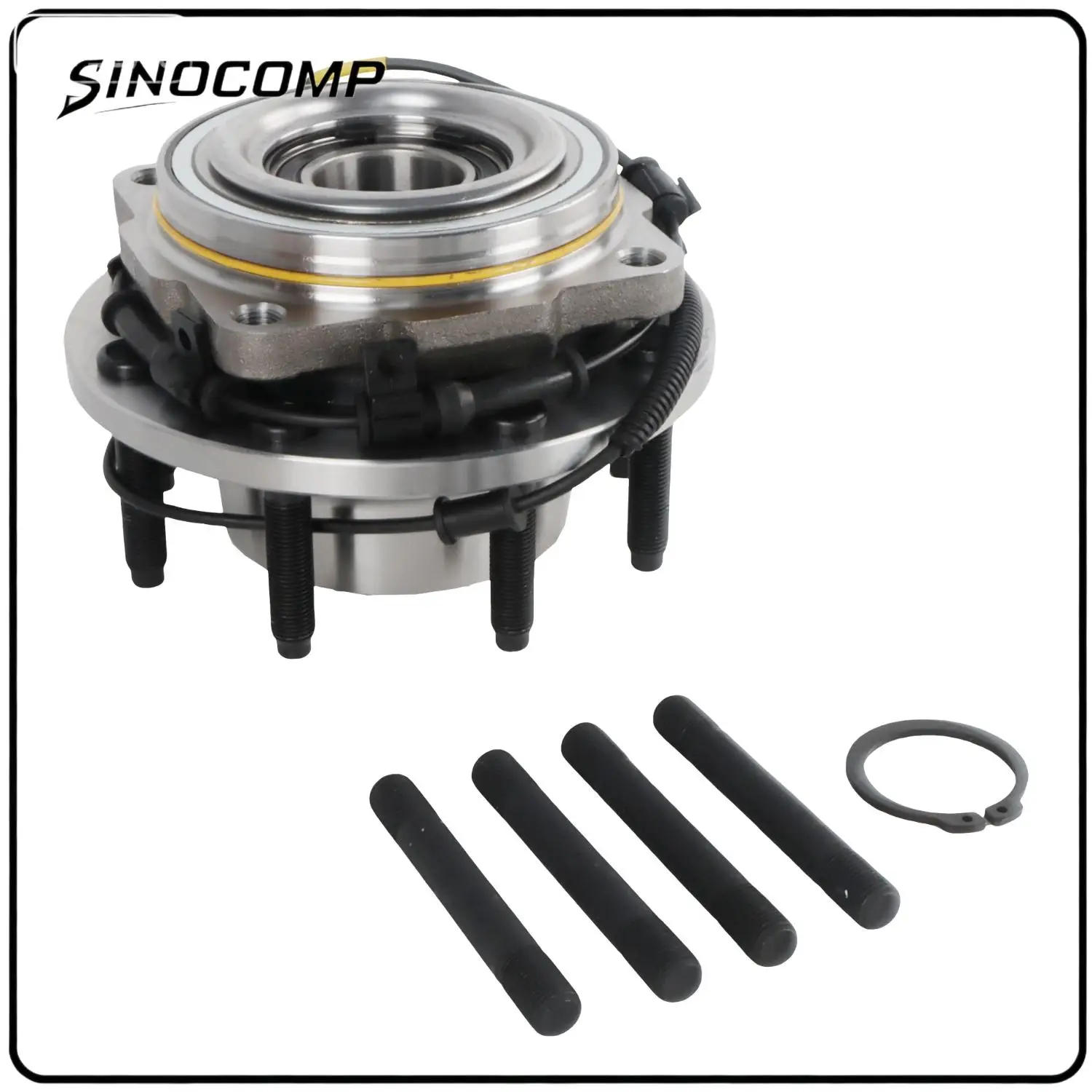 

Ступица колеса в сборе для Ford F-250 F-350 Super Duty 2005-2010 515081, передняя 8 наконечников с АБС-пластиком