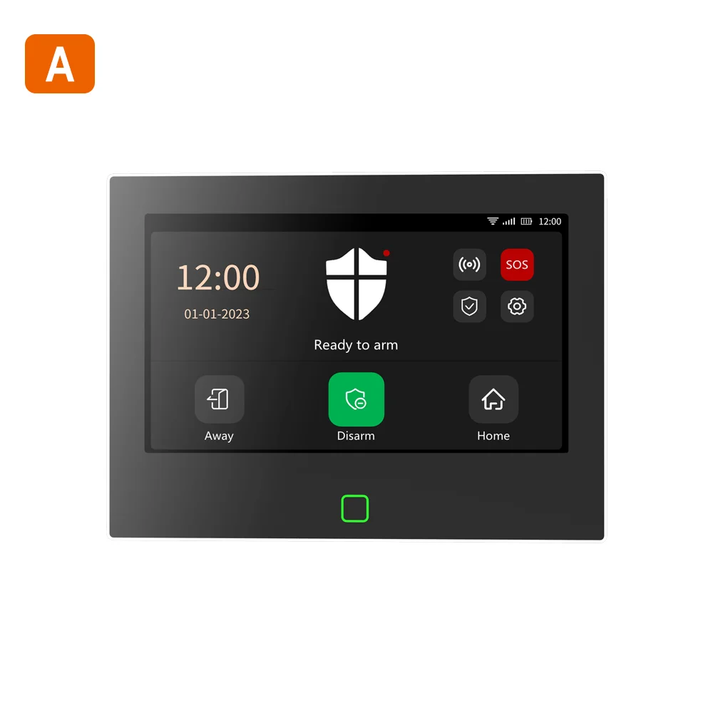 Staniot Originele 7 inch 4G WiFi Beveiliging Alarm Bescherming Kit Ingebouwde 5000 mAh Batterij Alexa Draadloos Smart Home alarmsysteem