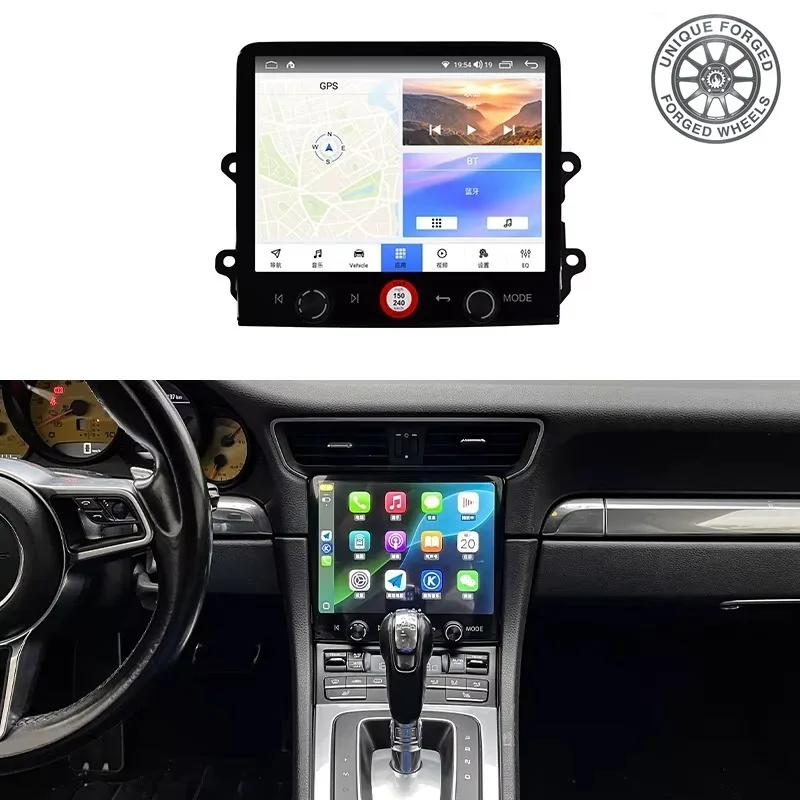 26 Style NEW 2012-2019 Car Modification Upgrade Central Control Screen Android Multimedia For 991 981 718 Cayman