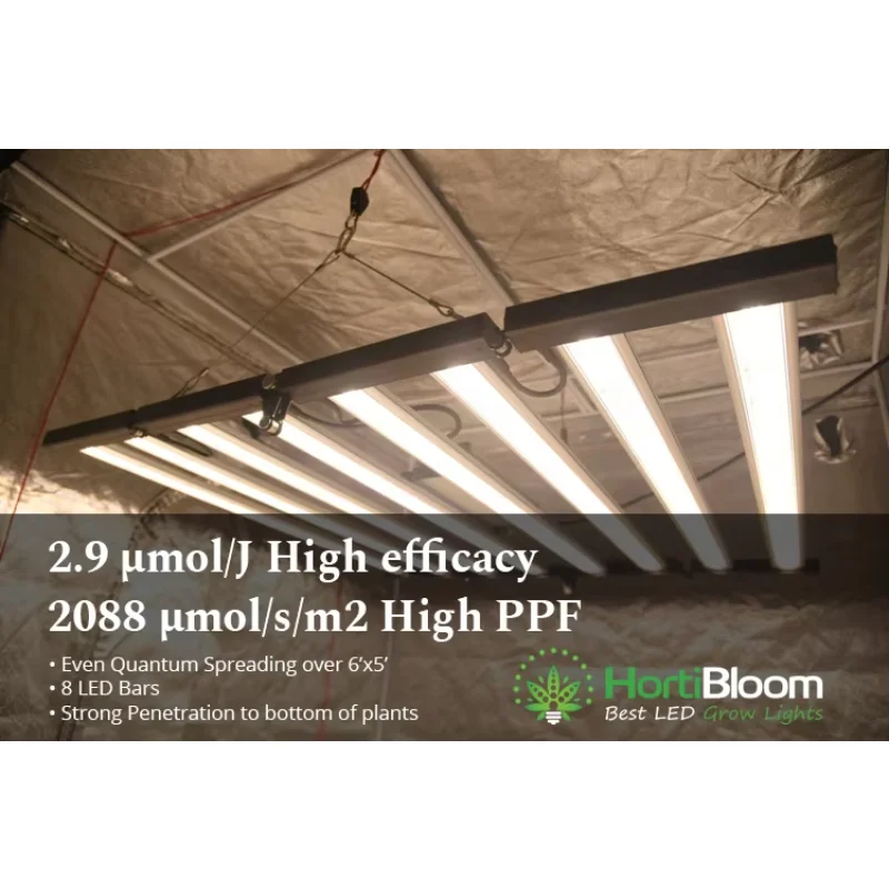Top Hydroponics Hortibloom High Yields Full Spectrum LED Grow Light 720W for Indoor Plants