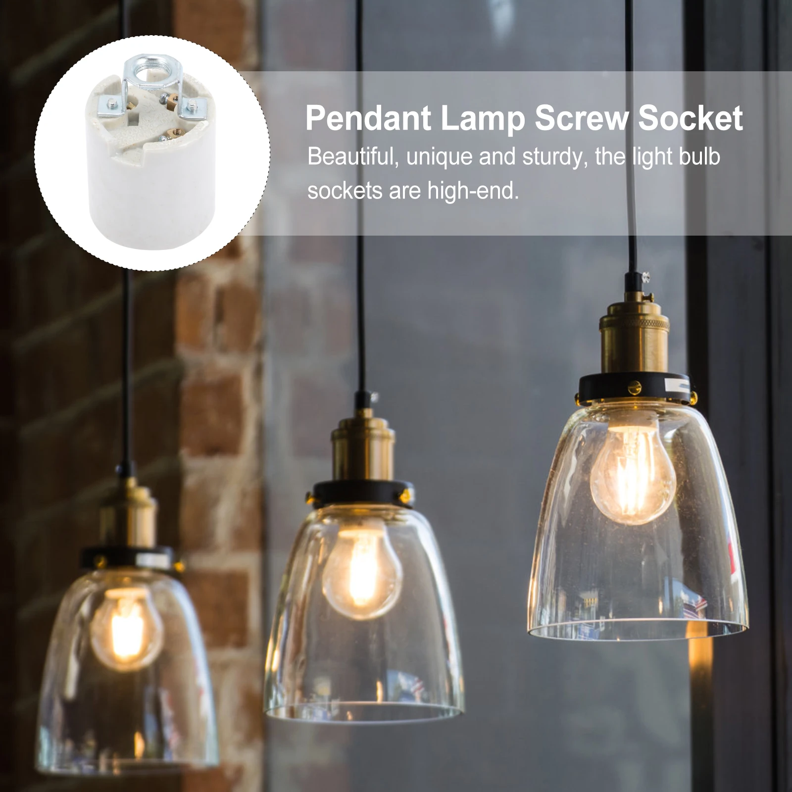4 шт., аксессуары для держателя лампы, цоколь E26, термостойкий настенный держатель лампы для декора освещения «сделай сам»