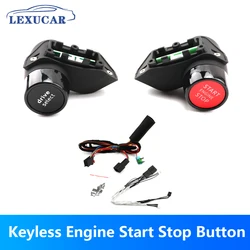 Paino Black Keyless Engine Start Stop Button for VW Golf MK7 Passat POLO Driving Mode Switch R8 Style Car Accessory