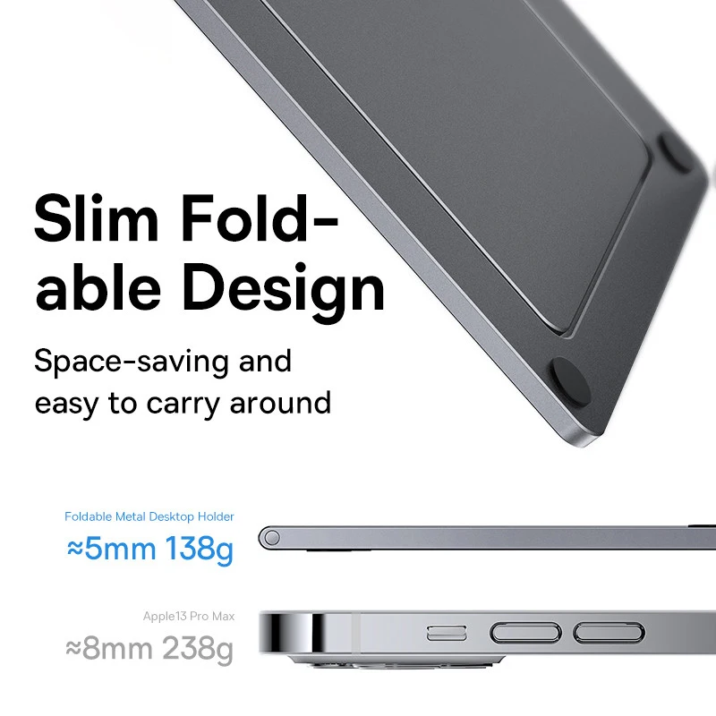 Baseus foldable Fém asztali birtokosa számára IPhone 14 -ért Maximilián ipad -ért 2021 2020 Gázsi asztali állni Füzet állni Notebook Aláfest