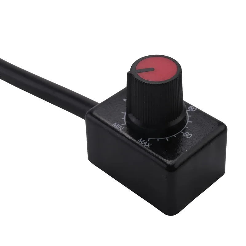 LICE-6X DC 0/1-10V Knob LED Dimmer, Low Voltage Passive Dimmer PWM Dimming For 0-10V Or 1-10V Dimmable Electronic LED Driver