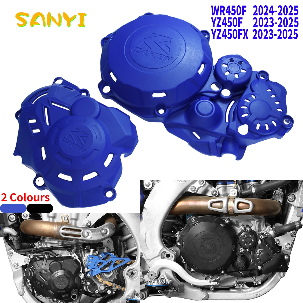 2024 2025 Ochrona silnika Sprzęgło Lgnition Pokrywa ochronna dla YAMAHA YZ YZF WR 450 450F 450FX YZ450F WR450F YZ450FX Części