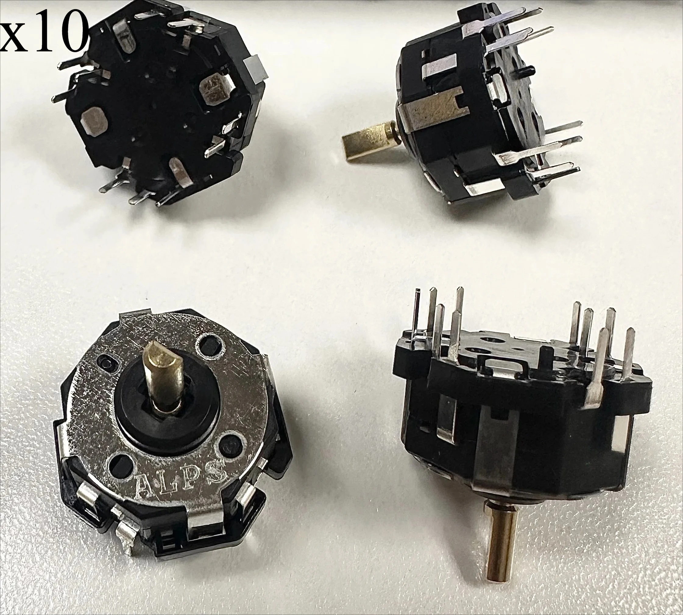 10pcs RKJXT1F42001 ALPS 4-directional Joystick Switch with Encoder Central Button