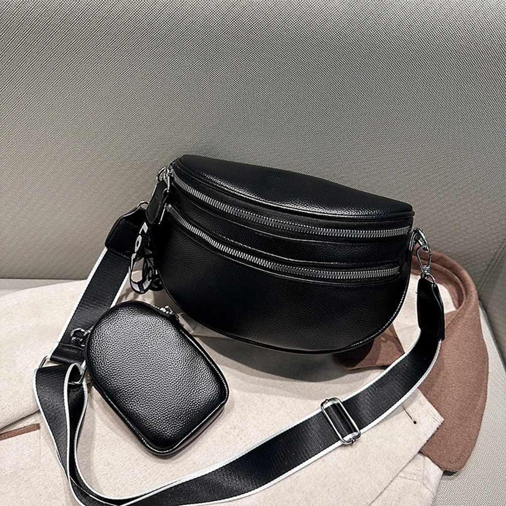 Luxury Genuine Leather Handbags Fashion Women Shoulder Bag Female Messenger Bag For Ladies Waist Packs Multi Layers Chest Bags