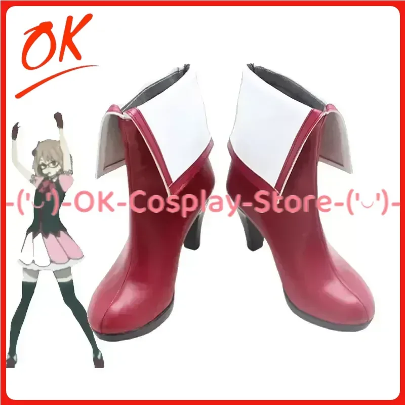 

[Customized] Beyond the Boundary Kuriyama Mirai Cosplay Shoes Anime Game Roleplay Prop Halloween Carnival Party PU Leather Boots