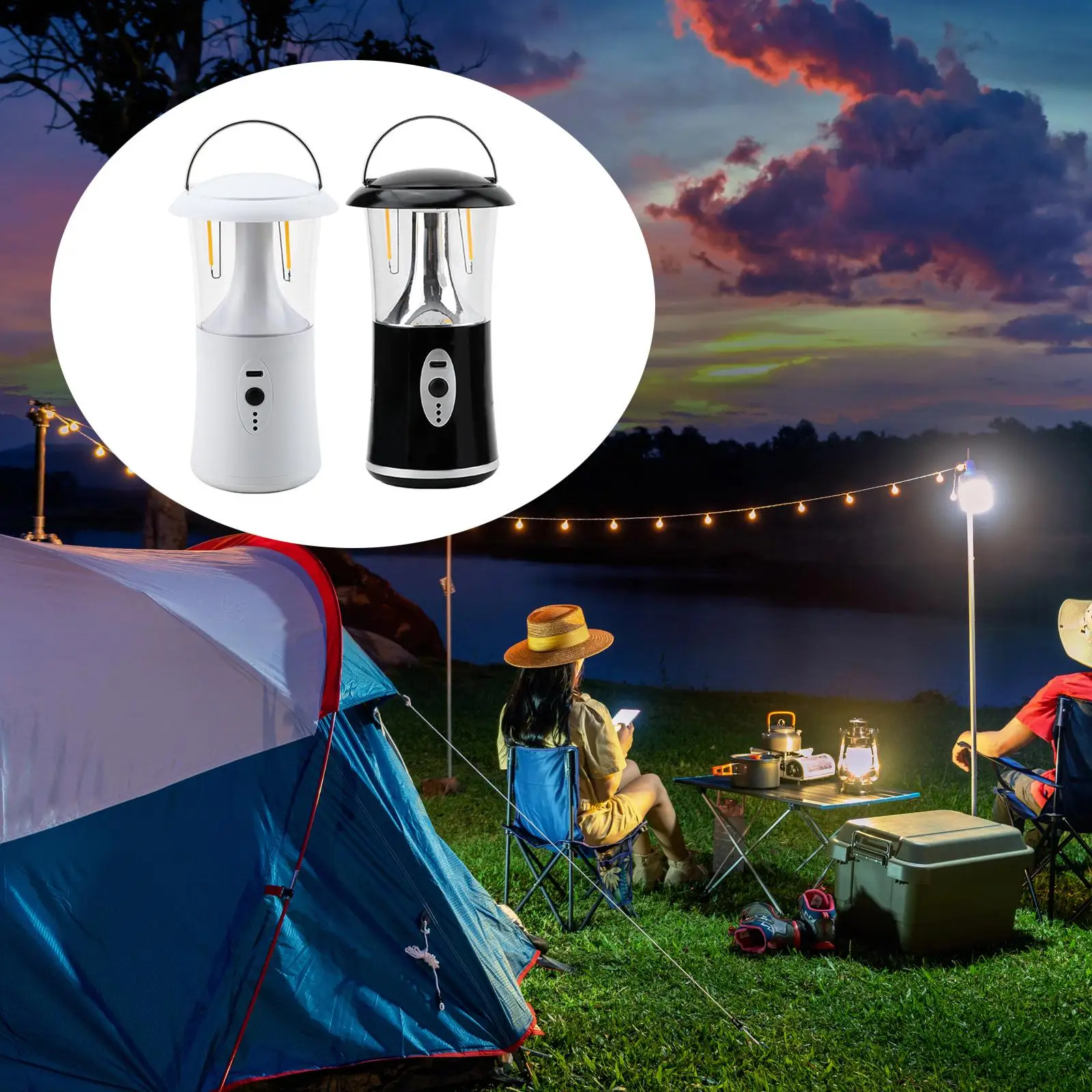 Outdoor Camping Lantaarn Lichtgewicht Draagbare Tent Licht voor Wandelen Familiebijeenkomsten Nood Tuin Outdoor Avonturen