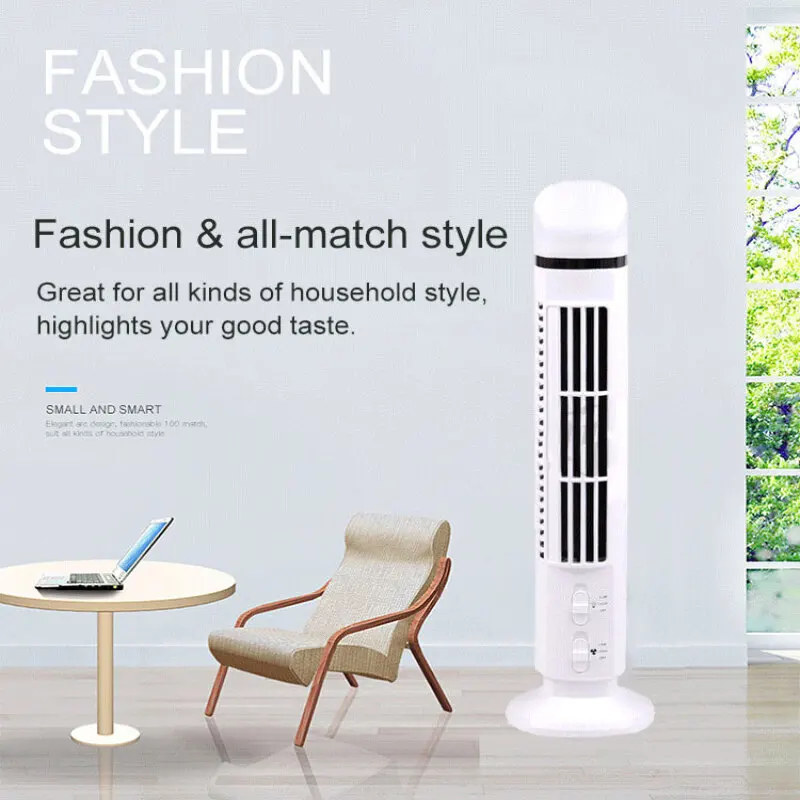 Multi-functional LED Tower Fan Mini Creative Desk Fan Night Light