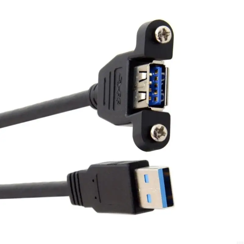 30cm USB Male to Female Extension Wire, 5Gbps Data Transmission Cord Adapter Line for USB Drive Fan LED Light 83CF