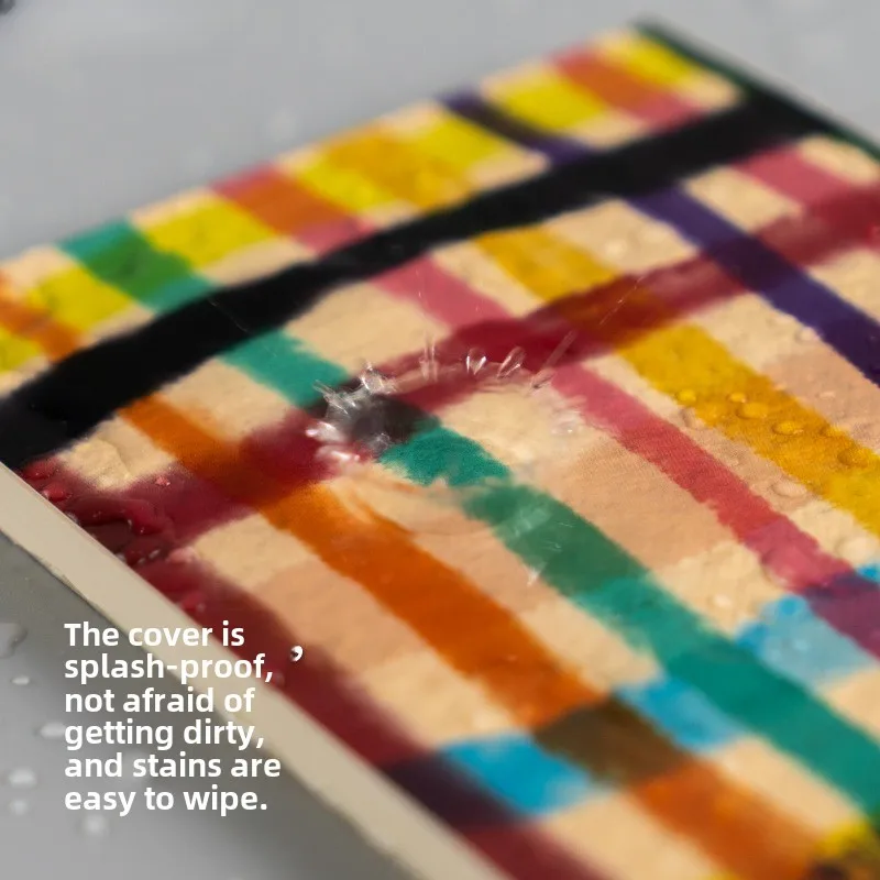 A6 Notebook with Thick Paper Grid  Blank Writing Eye ProtectionEfficientPortabilitySimple and WaterproofEasy To Write and Smooth