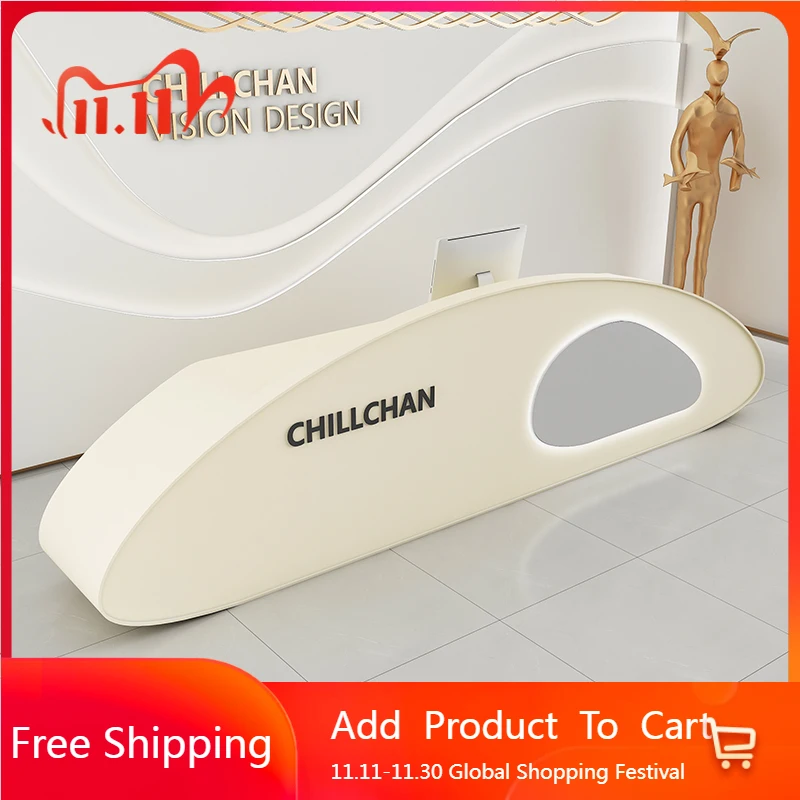

Salon Beauty Reception Desks Modern Shelves Restaurant Executive Reception Desks Design Minimalist Escritorio Lounge Furniture