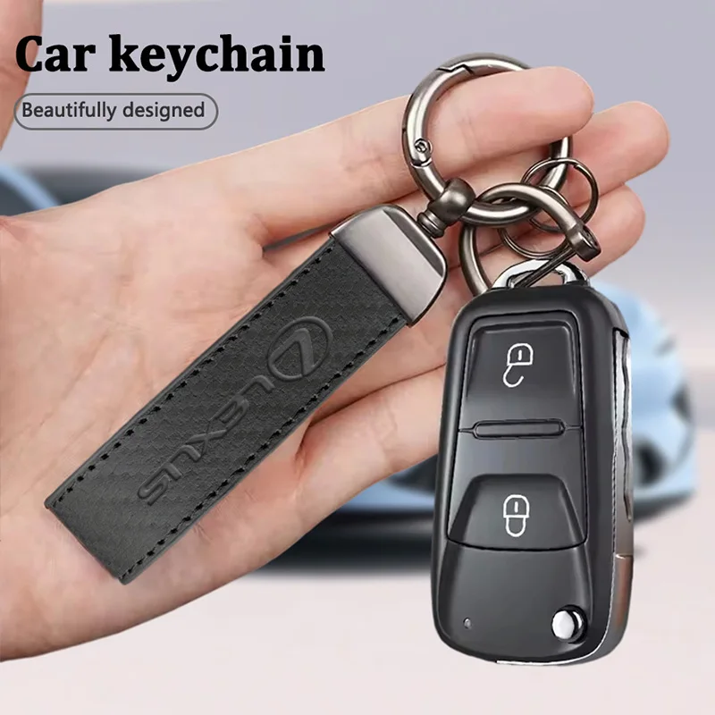 Кожаный автомобильный брелок с защитой от потери, кулон, ремешок, подарок для Lexus RX350 IS250 IS350 GX460 ES350 GS350 GX470 IS300 NX300 ES