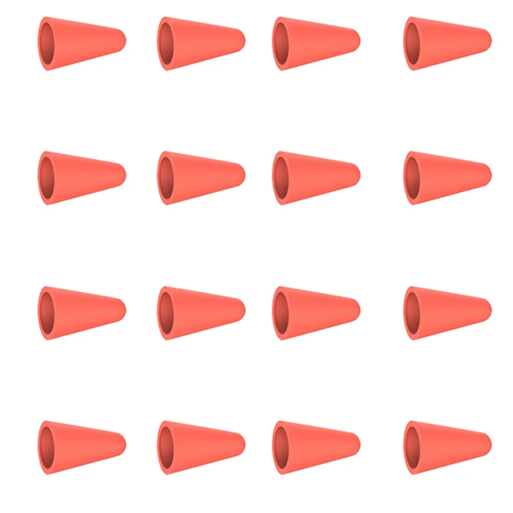 16Pcs Silicone Protective Covers for Stylus Pen Pencil Tip Protector Compatible with Apple Pencil Mixed Colors Anti-Slip Noise