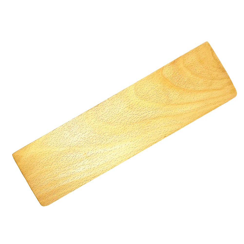 

Natural Wooden Keyboard Wrist Rest Ergonomic Support Anti-Skid Base for Gaming Office Typing Computer Keyboard Pain Relief
