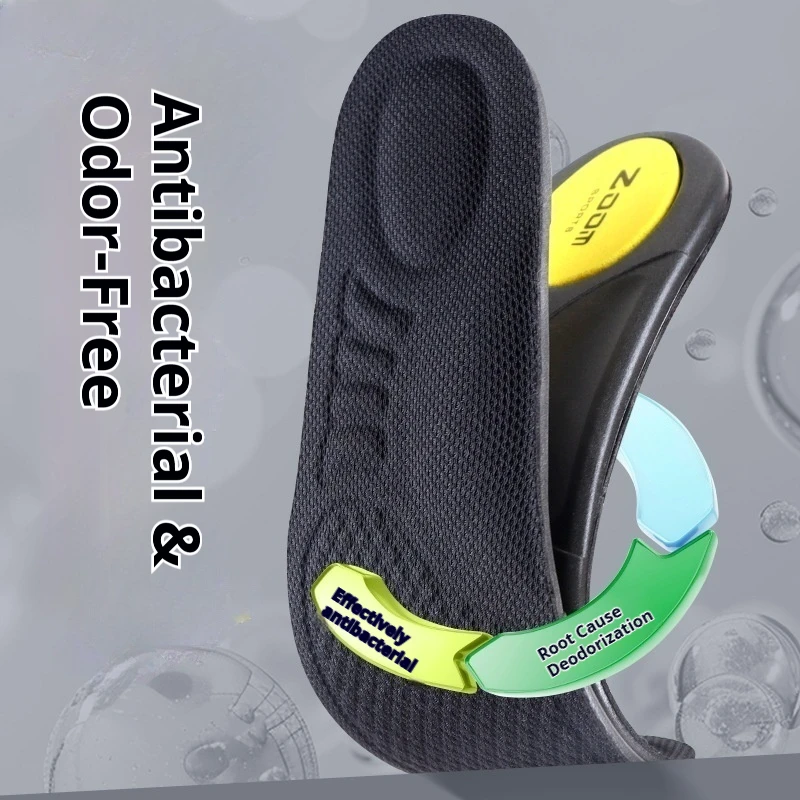 Breathable Sports Insoles Honeycomb Mesh Shock Absorbing Cushion Shoe Inserts Elastic Comfort Foot Insoles for Running Sneakers - view 2