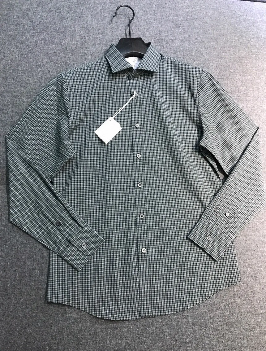

BC Italy Contrast Color Plaid Cotton Casual Long Sleeve Shirt No-Iron Shirt