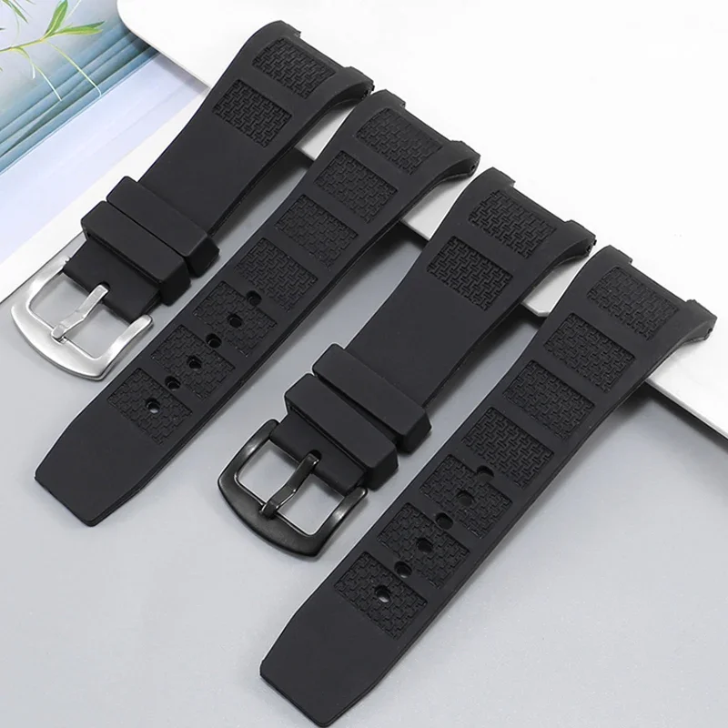 

Silicone Concave Strap for IWC Iw323401 Engineer Waterproof Sweat-Proof Rubber Men's Watch Band Accessories 30 * 16mm