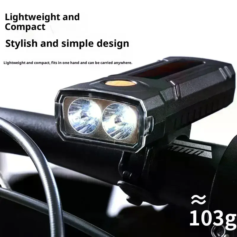 Rechargeable Bike Light Mini Night Safety Warning Taillight Front Rear Bicycle Lamp LED Highlight Riding Taillight Bicycle Light