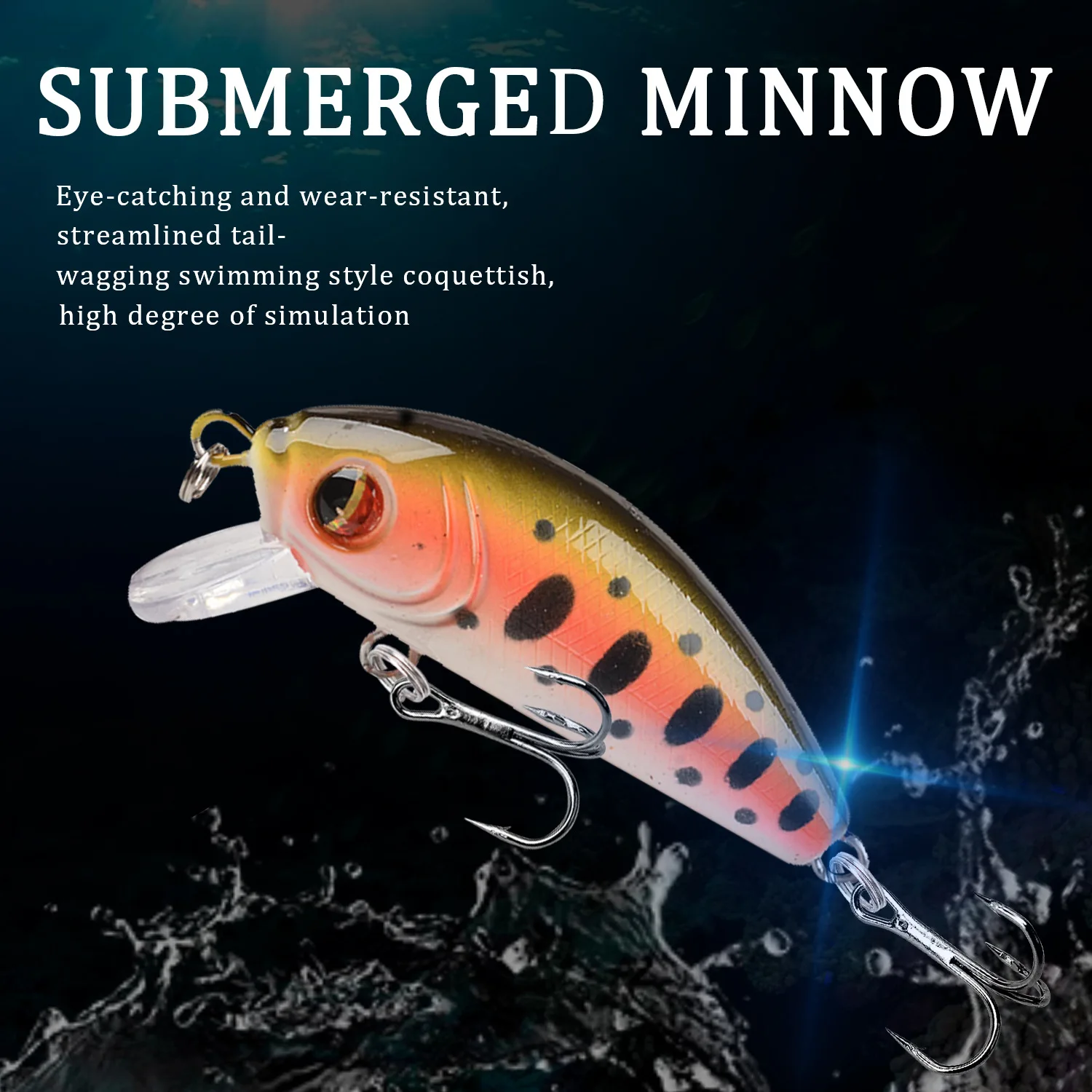 1Pc Japan Hot Model Floating Minnow Fishing Lures 5cm 4.5g Jerkbait Bass Pike Carkbait Wobblers Swimbait Professional Bait