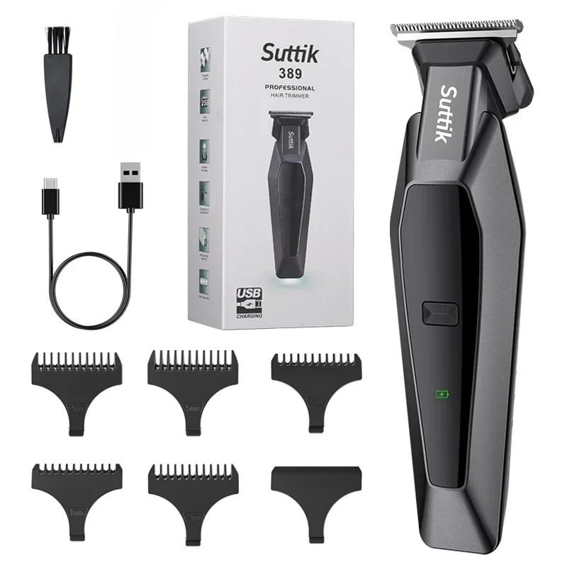 Aparador de cabelo elétrico para homens, aparador de cabelo, barba barbear, corpo clippers, corte de cabelo, barbear, novo, 389