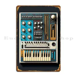 Pocket Synthesizer 3 Metal Sign Plaques Cinema Wall Mural Personalized Club Living Room Tin Sign Poster