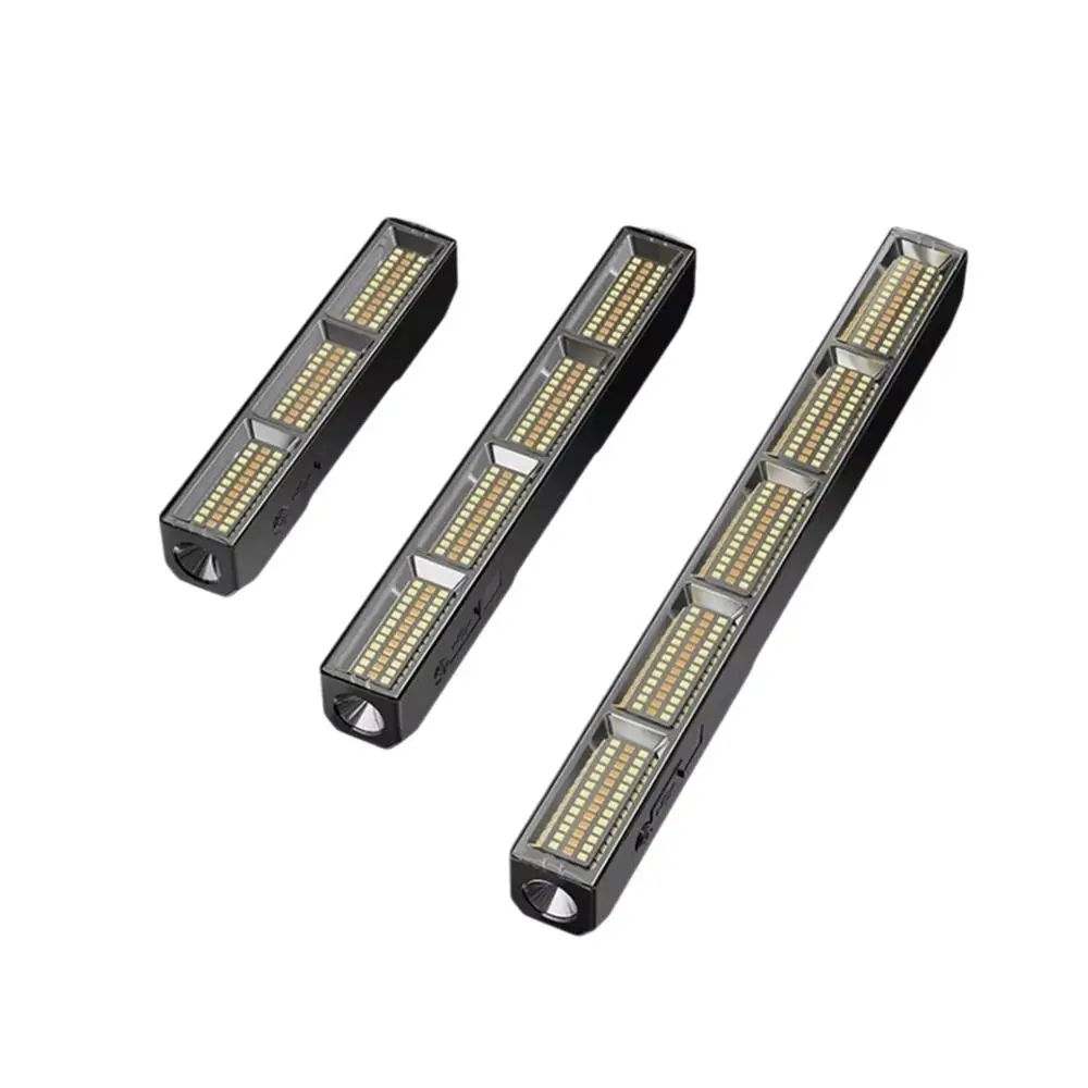 High Brightness Portable LED Light Bar IP66 Waterproof USB Rechargeable Magnetic LED Lamp 3 Color Modes Emergency Lights