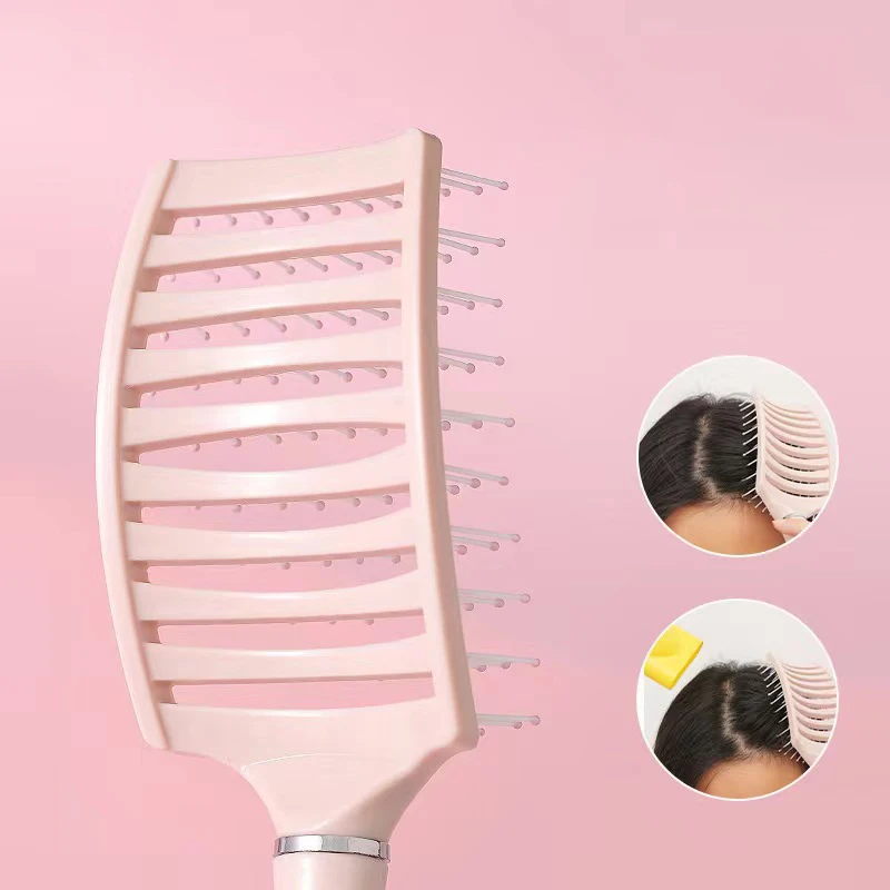 แปรงผมนวดหนังศีรษะหวี Curling Comb Air Cushion หวีพลาสติกขนแปรง Air Bag หวีนวดในครัวเรือน Hairdressing หวี