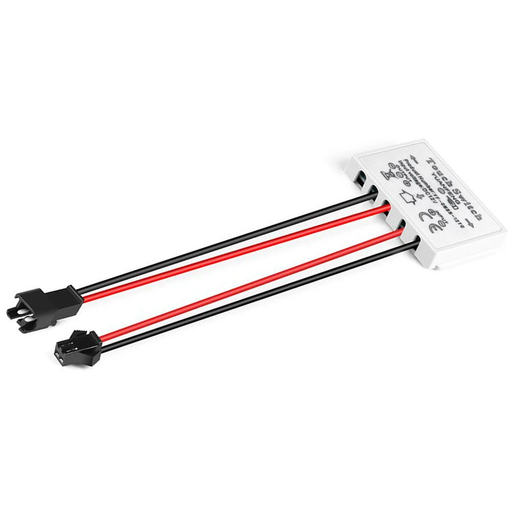 مرآة مؤشر الطاقة مفتاح 12 فولت 5A الذكية زر واحد مرآة مفتاح الإضاءة دعم مرآة سمك 1-5 مللي متر الزجاج/الاكريليك/المرآة