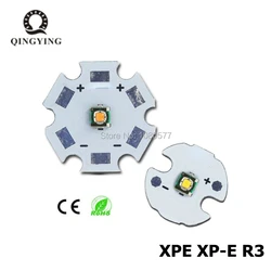 50PCS XPE XP-E 3535 LED 3W Cold White Warm White Red Green Blue UV High Power LED Emitter Diode With 16mm 20mm PCB for DIY