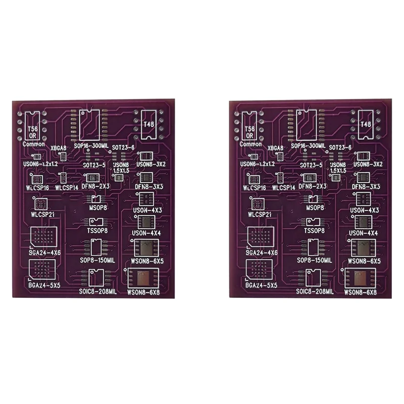 

Top-2X 25-In-1 SMD To DIP8 Universal Adapter,22-In-1 SMD Adapter,4-Layer PCB,For SOIC8/16 SOP8 DFN8 USON8 DFN8 SOT5 SOT6