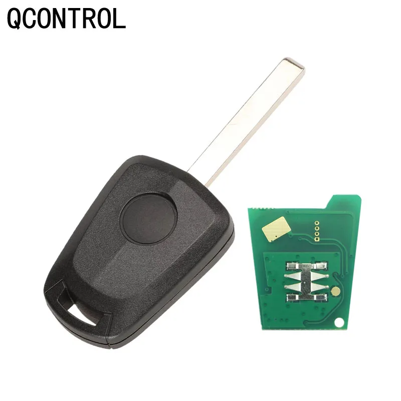 QCONTROL 2 Button Remote Control Car Key 433Mhz PCF7941 Chip  For Opel Vauxhall Astra H 2004 - 2009ZafirB 2005 - 2013