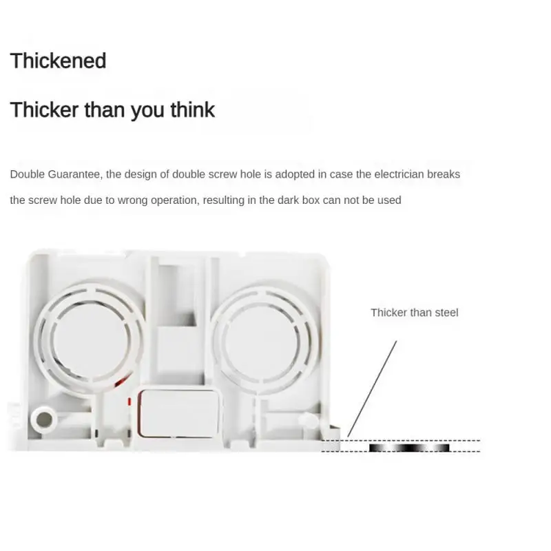 Bottom Box Easy To Use Through Formula 86 Type Switch Socket Concealed Junction Box Convenient Connection Junction Box Cassette