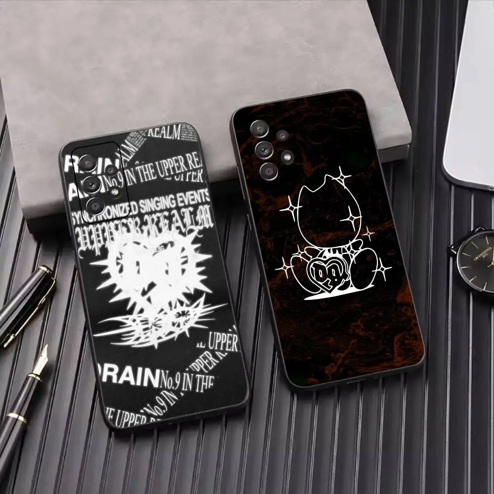 

Fashion Singer Drain Gang Ecco2k Phone Case Black Silicone Soft For Samsung S25,S24,S21,S22,S23,S30,Ultra,S20,Plus,Fe,Lite