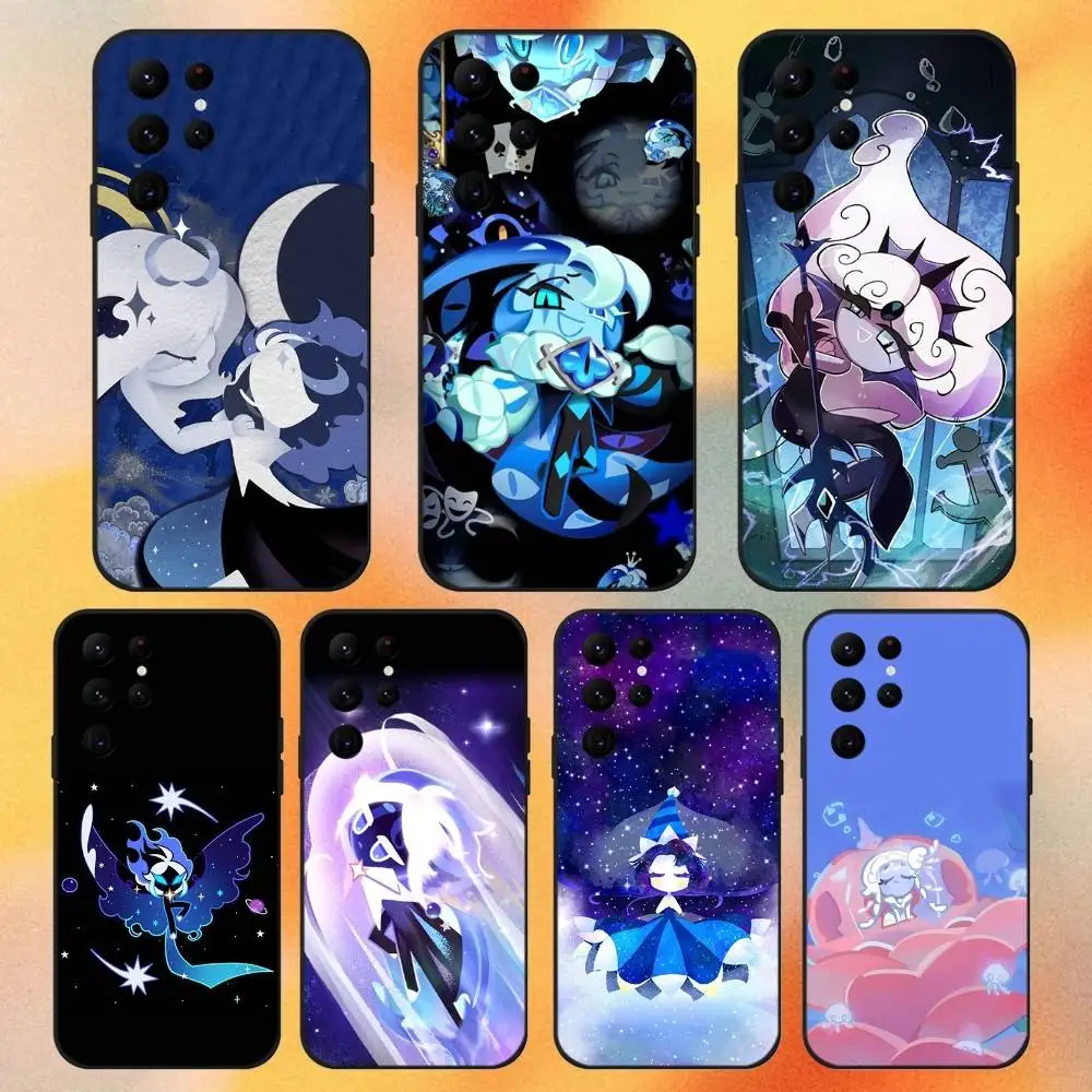 

Cookie Run Kingdom Stardust Phone Case For Samsung S 25,24,23,22,30,21,10,9,Ultra,Plus,Lite,FE,4,5G Black Soft Case