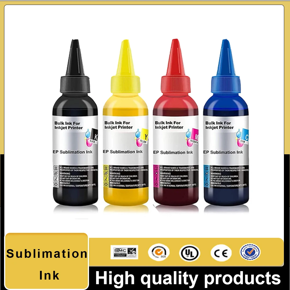 

Чернила для сублимации Vilaxh, 100 мл, 4/5 цветов/набор для всех принтеров Epson ET-1800 ET-1810 ET-2750 ET-2751 ET-2756 ET-2800 ET-2810