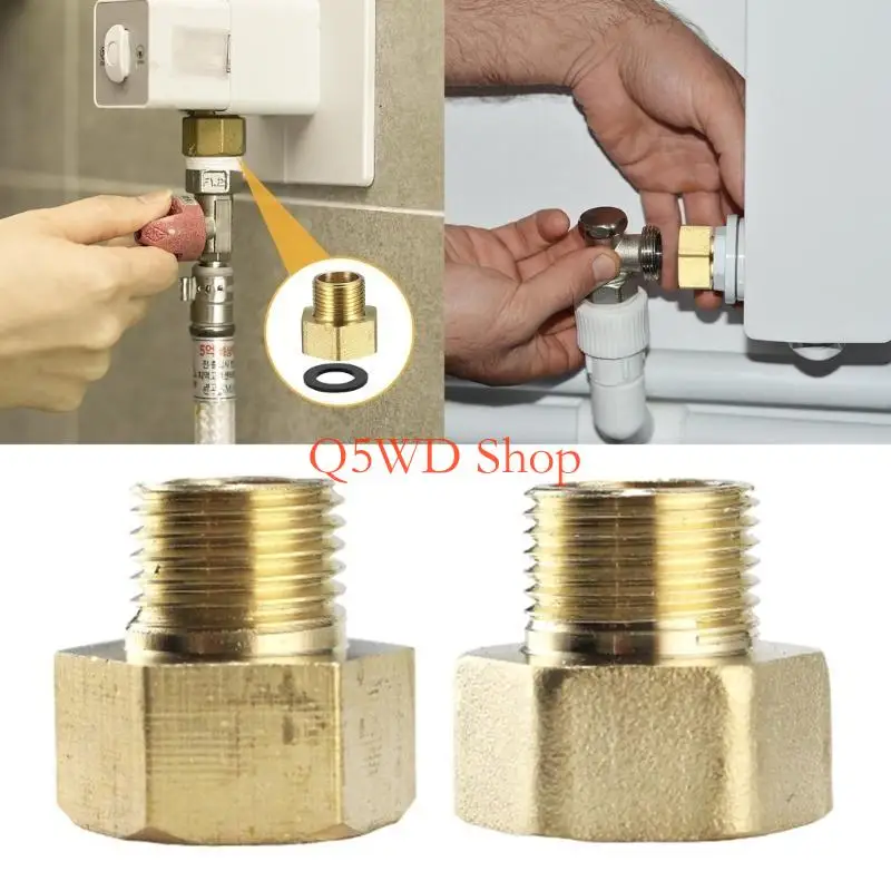 q5wd-6-個真鍮ホースコネクタねじ込みアダプター減速機配管-灌漑用