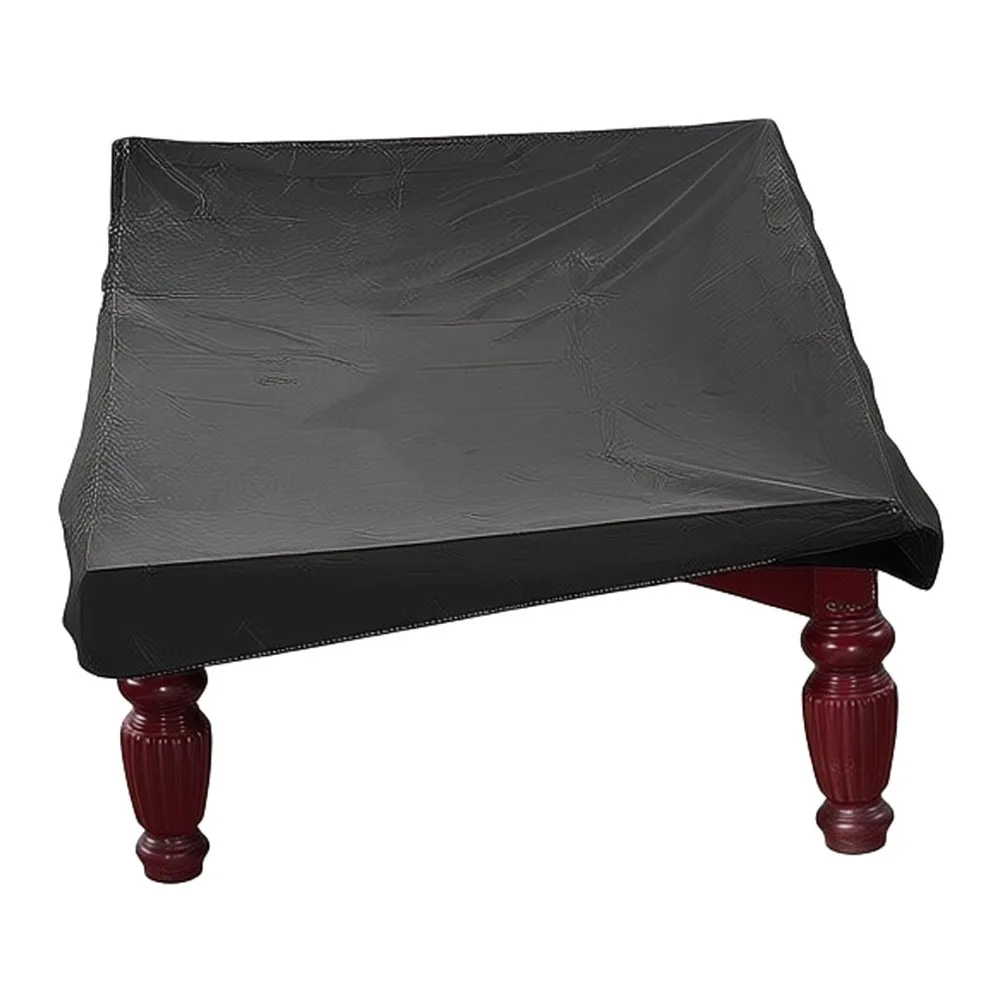 8FT Pool Table Cover Constructed from 210D Oxford Fabric with Drawstring to Maintain Coverage Over Playing Area and Frame