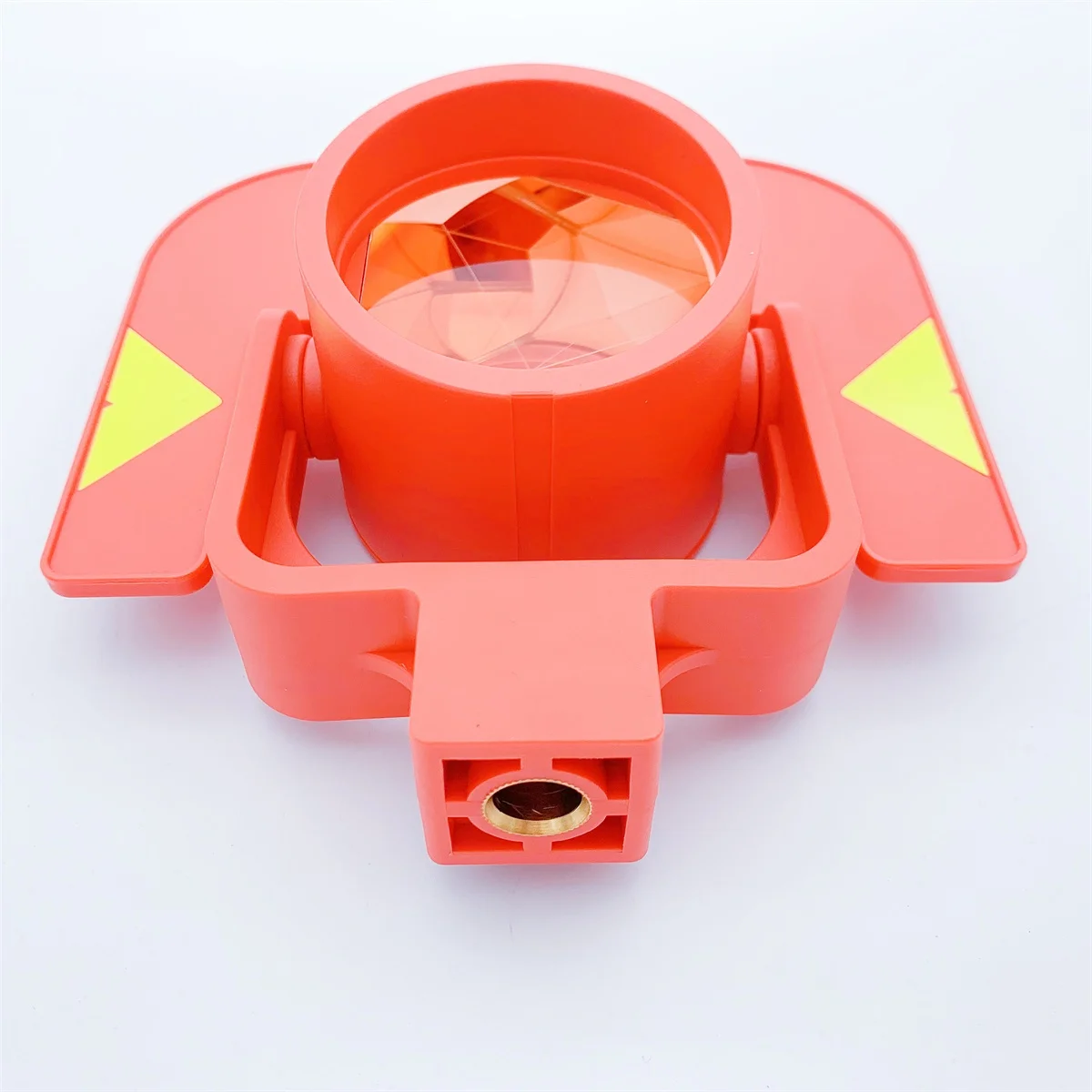 Brang neue GPR111 rote Farbe Einzelprisma, geeignet für Leica Totalstation, kupferbeschichtet, Einzelprisma, inklusive Prismenbeutel