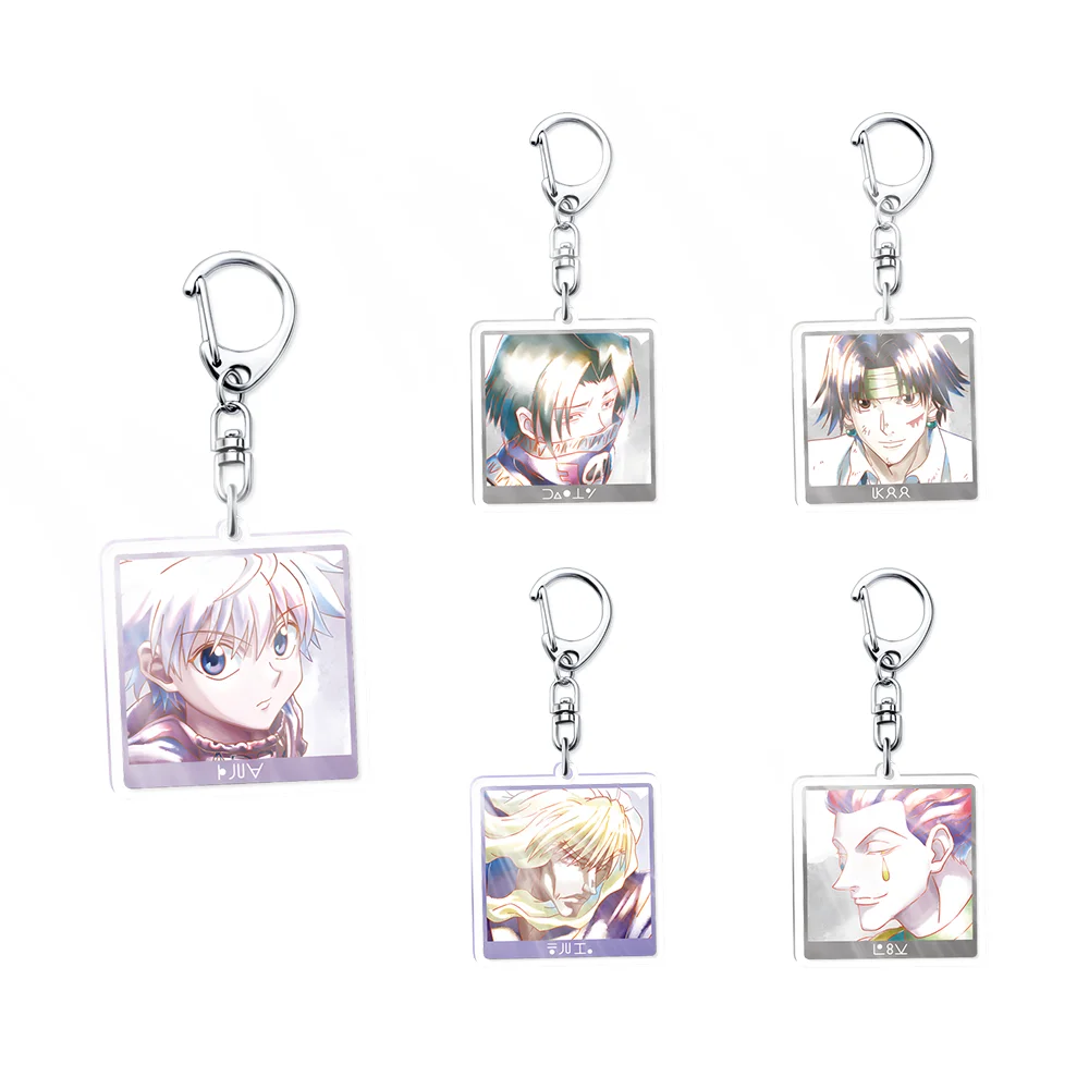 Anime peripheral acrylic pendant wholesale full time hunter campus creative jewelry keychain